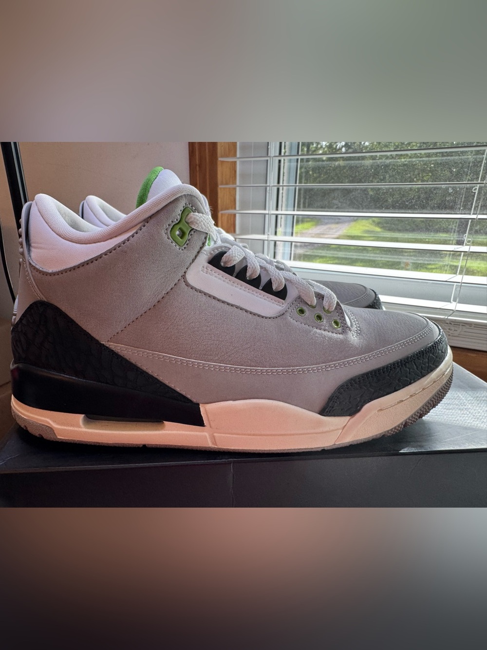 Jordan 3 Retro Chlorophyll - Picture 3 of 8